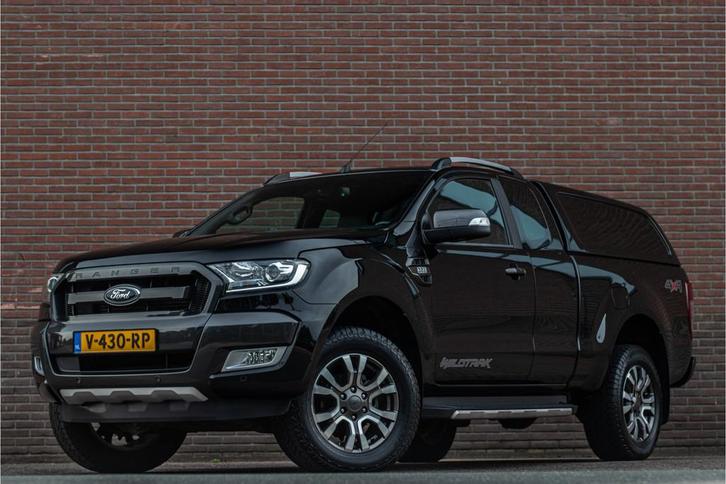 Ford Ranger 3.2 TDCi Wildtrak Supercab, Origineel NL, 114.00, Auto's, Ford, Te koop, Ranger, 4x4, ABS, Achteruitrijcamera, Adaptive Cruise Control