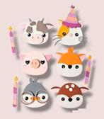 snijmallen: Melkpak met vrolijke dieren NIEUW, Ophalen of Verzenden, Nieuw, Overige thema's, Pons of Mal