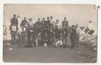 Fotokaart militairen in tentenkamp mogelijk mobilisatie WOI, Verzenden, X, Foto of Poster, Nederland