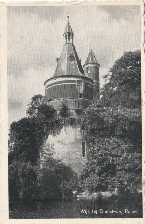 WIJK BIJ DUURSTEDE Ruïne 1950, Verzamelen, Ansichtkaarten | Nederland, Gelopen, Utrecht, 1940 tot 1960, Verzenden