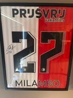 Gesigneerd Milambo Feyenoord Shirt, Verzamelen, Sportartikelen en Voetbal, Ophalen of Verzenden, Gebruikt, Feyenoord, Shirt