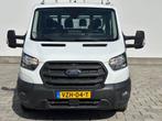 Ford Transit 350 2.0 TDCI L3H1 DC Trend RWD 7PERSOONS I OPEN, 4 cilinders, Met garantie (alle), Wit, 11 km/l