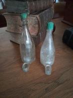~ Oude Glazen Vogel Drinkflesjes, Ophalen of Verzenden