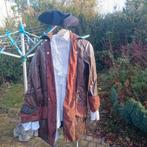 Piratenpak  XL pak jas  hemd hoed maat 56 bruin piraten, Ophalen of Verzenden, Zo goed als nieuw, Maat 56/58 (XL), Carnaval