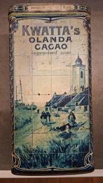 Oud cacao blik – Kwatta Breda – ca. 1920-1930 – 1 kilo, Ophalen of Verzenden, Gebruikt, Overige, Overige merken
