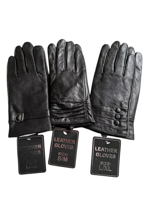Partij 70 paar nieuwe lederen handschoenen., Kleding | Heren, Mutsen, Sjaals en Handschoenen, Nieuw, Handschoenen, Overige maten