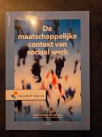 De maatschappelijke context van sociaal werk, Boeken, Studieboeken en Cursussen, Ophalen of Verzenden, Alpha, Zo goed als nieuw
