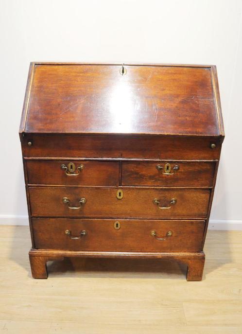 Antieke Engelse secretaire, 18e eeuw, Antiek en Kunst, Antiek | Meubels | Tafels, Ophalen of Verzenden
