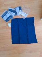 4x Ikea Gurli kussenhoes - Donkerblauw, Ophalen of Verzenden, Zo goed als nieuw, Blauw, Vierkant