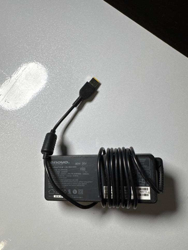 Lenovo 90W Slimtip Oplader - 20V, Computers en Software, Laptop-opladers, Gebruikt, Ophalen of Verzenden