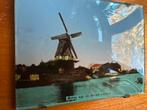 Vintage bedrukt bol glazen fotolijstje Molen Berkel Lochem, Antiek en Kunst, Ophalen of Verzenden