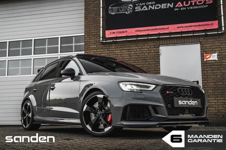 Audi RS3 2.5 TFSI quattro|Pano|78dkm|RS seats|RacingLine|B&O, Auto's, Audi, Bedrijf, Te koop, RS3, 4x4, ABS, Achteruitrijcamera