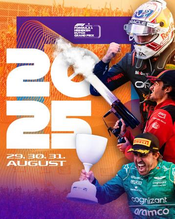 Dutch gp 2025 pit grandstand 2x weekend beschikbaar voor biedingen