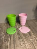 Tupperware rietjesbekers, Huis en Inrichting, Keuken | Tupperware, Ophalen of Verzenden, Zo goed als nieuw, Beker of Kan