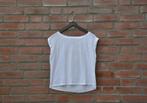 crop top s, 36, tshirt s, 36, Wit, Ophalen of Verzenden, Zo goed als nieuw, Korte mouw