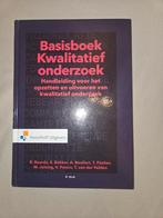 Basisboek Kwalitatief Onderzoek - 4e druk, Zo goed als nieuw, B. Baarda et al., Alpha, HBO