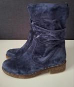 Gabor donker blauw leren suede laarsjes mt:  3,5 = 36,5, Blauw, Lage of Enkellaarzen, Gabor, Ophalen of Verzenden