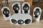 KEF iQ 5.1 speakerset – witte uitvoering – 5 speakers, Gebruikt, 60 tot 120 watt, Surroundset zonder subwoofer, Ophalen