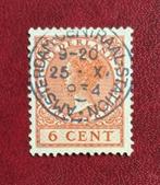 Nederland Veth met kleinrond Amsterdam Centraal Station, Postzegels en Munten, Postzegels | Nederland, Verzenden, T/m 1940, Gestempeld