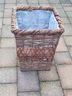 Rieten mand voor planten of kerstboom, Tuin en Terras, Bloembakken en Plantenbakken, Ophalen, Tuin, Gebruikt, Minder dan 30 cm