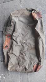 Oude canvas kofferhoes ww2? oldtimerauto legergroen germany, Ophalen of Verzenden, Gebruikt
