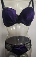 CHANTELLE luxe setje BH 80F /XL, Chantelle, Verzenden, Paars, Setje