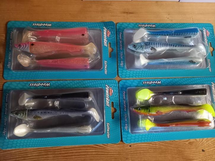 Power Sardine (Berkley Powerbait) 15cm/40 gram...4 kleuren, Watersport en Boten, Hengelsport | Algemeen, Nieuw, Kunstaas, Ophalen of Verzenden