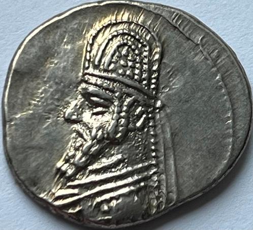 Parthische Rijk mooie en schaarse drachme 123-88 voor Chr., Postzegels en Munten, Munten | Azië, Losse munt, Midden-Oosten, Zilver