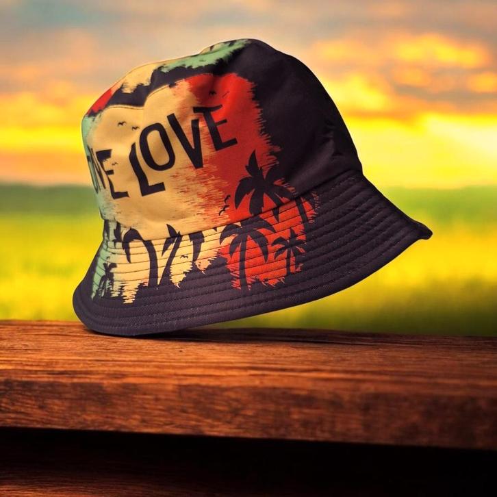 One Love Reggae pet – Nieuw - 58 cm, Kleding | Heren, Hoeden en Petten, Nieuw, Pet, 58 of 59 cm (L, 7¼ of ⅜ inch), Ophalen of Verzenden