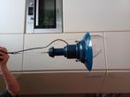 Blauwe schipperslamp, Huis en Inrichting, Lampen | Hanglampen, Ophalen of Verzenden, Zo goed als nieuw, Minder dan 50 cm