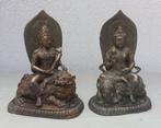 32 cm brons Durga+Leeuw brons + KwanYin Bodhisattva olifant, Antiek en Kunst, Kunst | Niet-Westerse kunst, Ophalen of Verzenden