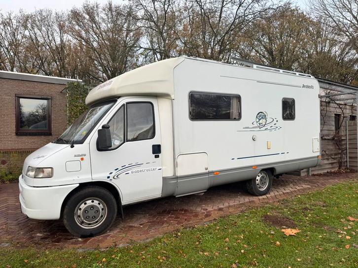 Camper dethleff fiat ducato, Caravans en Kamperen, Campers, Particulier, tot en met 4, Half-integraal, Dethleffs, Fiat, Diesel