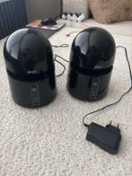 2x Alecto muziekbox / speakers – zwart, Overige merken, Ophalen of Verzenden, Zo goed als nieuw, 120 watt of meer