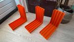 Vintage Oranje LP Houders BOA Inter Weesp (3 stuks), Ophalen of Verzenden, Huis en Inrichting