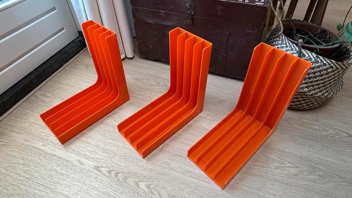 Vintage Oranje LP Houders BOA Inter Weesp (3 stuks), Verzamelen, Retro, Huis en Inrichting, Ophalen of Verzenden
