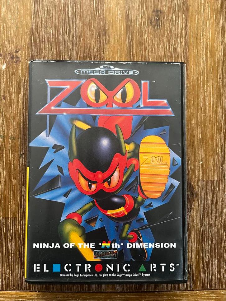 Zool - Ninja of the "nth" Dimension - Mega Drive, Spelcomputers en Games, Games | Sega, Gebruikt, Mega Drive, Platform, 1 speler