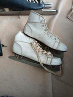 Vintage Kunstschaatsen - Wit, Antiek en Kunst, Ophalen