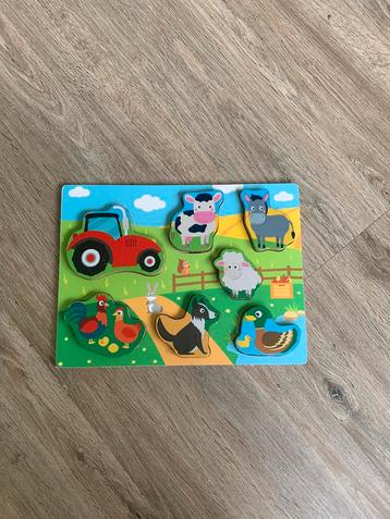 1 sensorische puzzel in boerderij thema beschikbaar voor biedingen