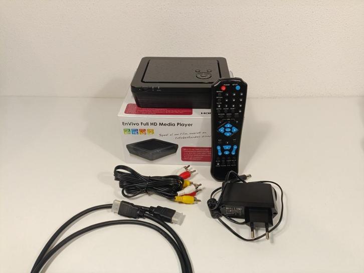EnVivo Full HD Mediaspeler - Zo goed als nieuw!, Audio, Tv en Foto, Mediaspelers, Zo goed als nieuw, Zonder harde schijf, HDMI