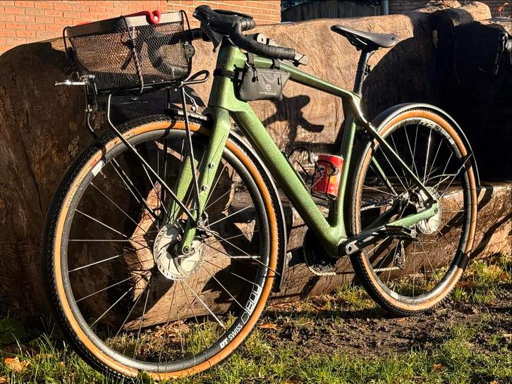 Custom Ceccotti Gravelbike - Chameleon Groen/Goud - Maat L, Fietsen en Brommers, Fietsen | Racefietsen, Gebruikt, Heren, Overige merken