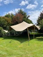 Te huur: Grote stretchtent 10x15m incl. opbouw/afbouw, Tuin en Terras, Partytenten, Gebruikt, Overige typen, 6 meter of meer, Opvouwbaar