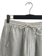 Penn & Ink broek linnen S, Beige, Ophalen of Verzenden, Zo goed als nieuw, Maat 36 (S)