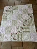 Patchwork Quilt / Plaid, 100 tot 150 cm, Wit, Ophalen of Verzenden, Zo goed als nieuw