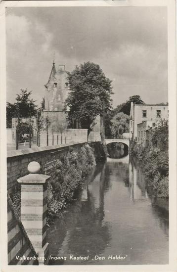 VALKENBURG Ingang Kasteel Den Halder 1954 beschikbaar voor biedingen