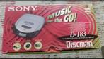 Sony Discman D-183 - Nieuwstaat, Compleet!, Audio, Tv en Foto, Walkmans, Discmans en Minidiscspelers, Ophalen of Verzenden, Discman