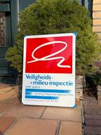 Oud emaille reclame bord vvn bovag milieu inspectie, Ophalen of Verzenden