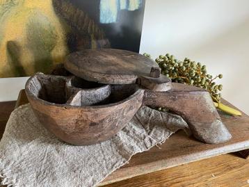 Landelijke robuuste houten kruidenbak  beschikbaar voor biedingen