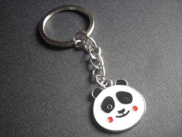 Panda metalen sleutelhanger - nieuw- (1)