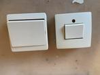 2x Opbouw Lichtschakelaars, Ophalen of Verzenden, Gebruikt, Schakelaar