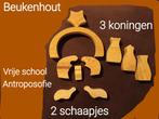 Houten Kerststalletje- Beukenhout - Vrije School, Verzenden, Nieuw